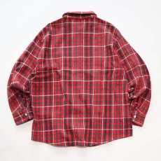 画像2: 70's ELY COTTON CHECK HEAVY FLANNEL SHIRT (2)