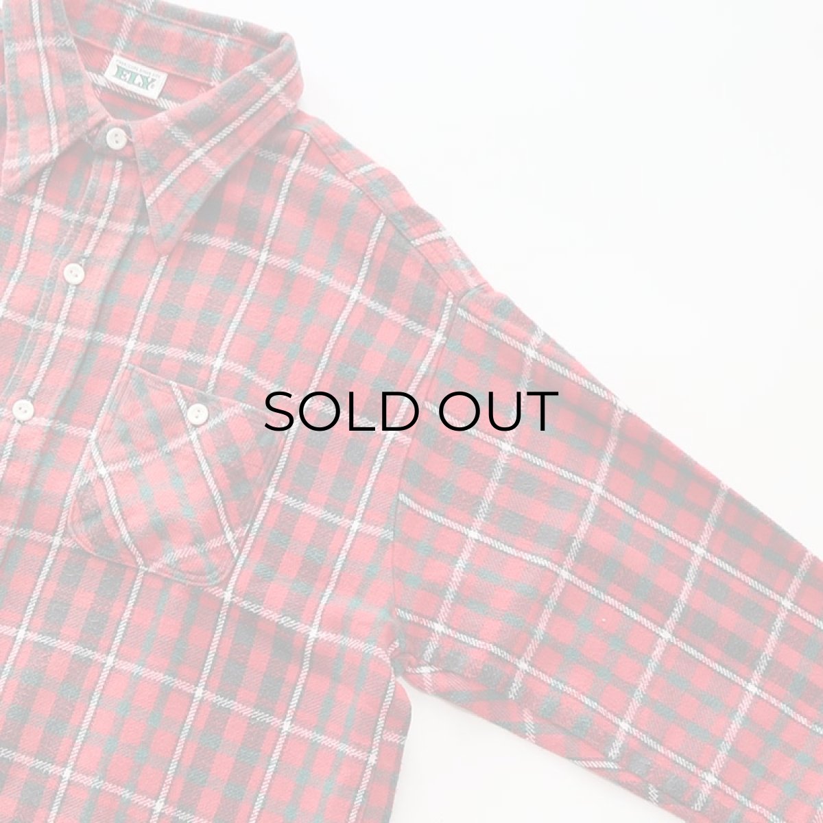 画像3: 70's ELY COTTON CHECK HEAVY FLANNEL SHIRT (3)