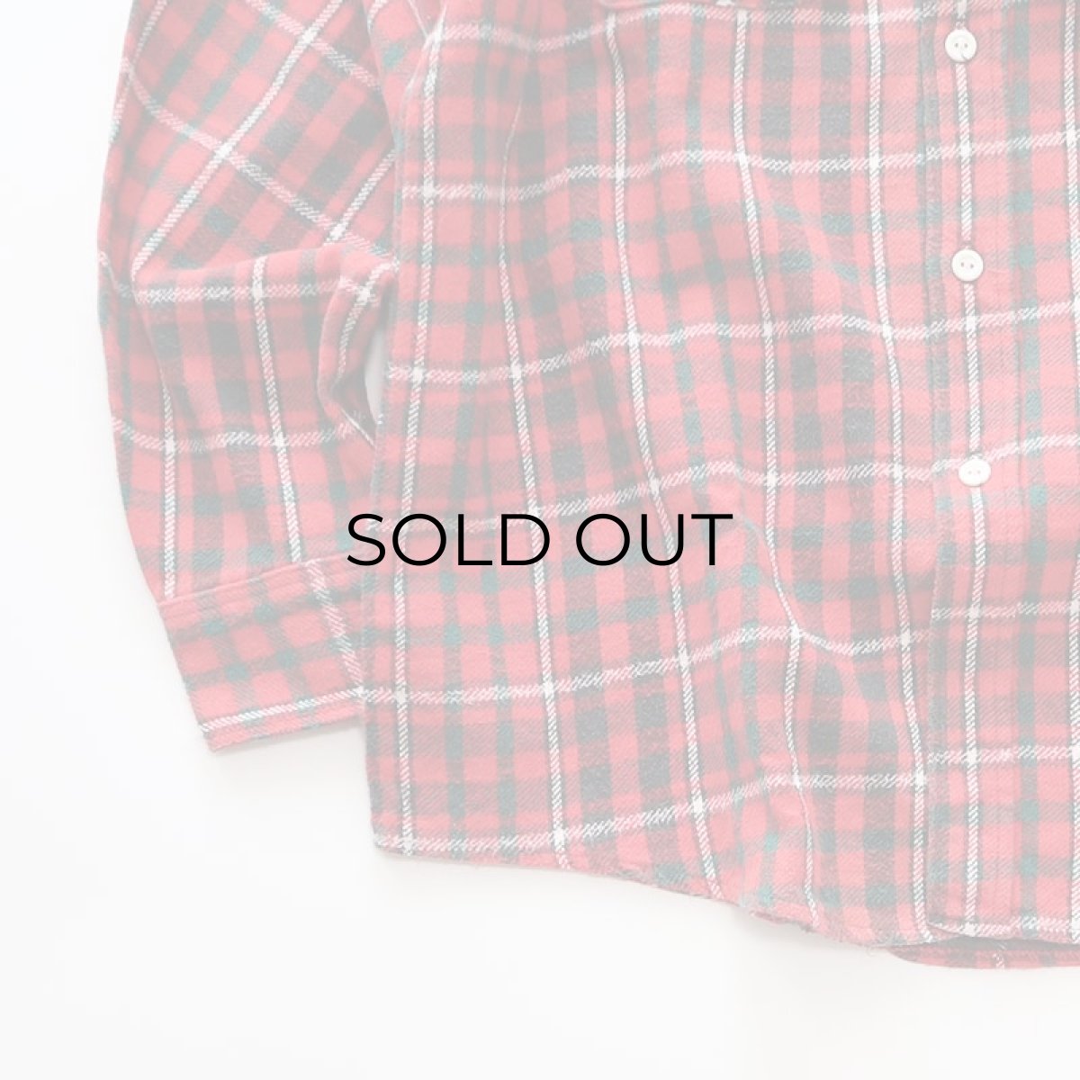 画像4: 70's ELY COTTON CHECK HEAVY FLANNEL SHIRT (4)