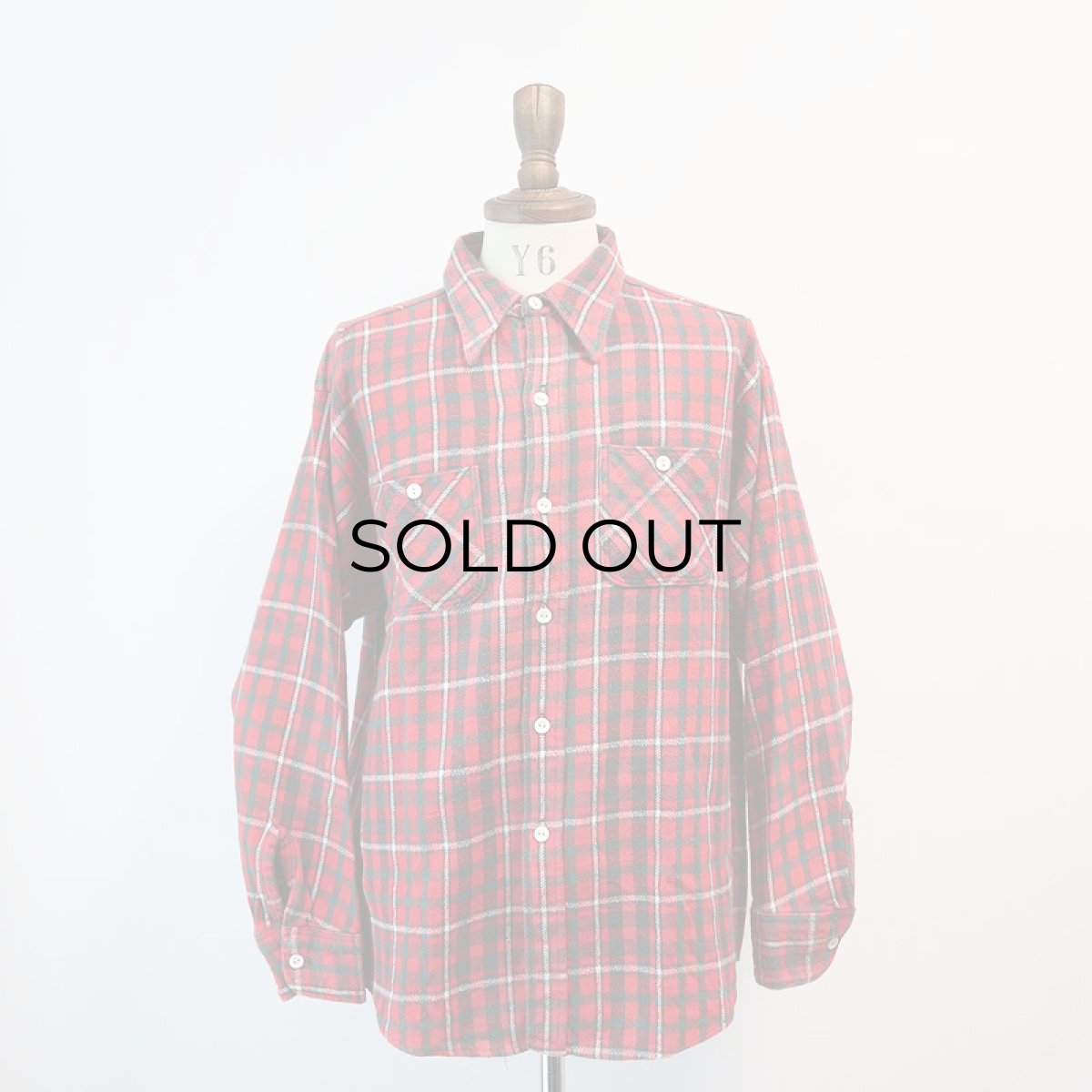 画像8: 70's ELY COTTON CHECK HEAVY FLANNEL SHIRT (8)