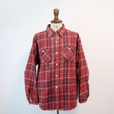 画像8: 70's ELY COTTON CHECK HEAVY FLANNEL SHIRT (8)