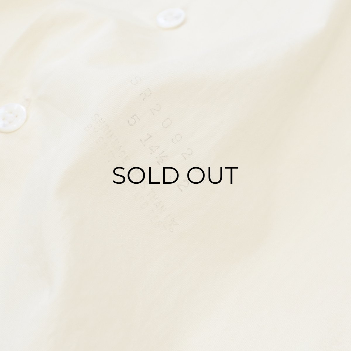 画像7: 〜50's TOM SAW YER COTTON BROAD OPEN COLLAR DRESS SHIRT (7)