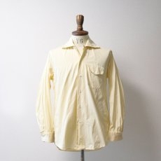 画像10: 〜50's TOM SAW YER COTTON BROAD OPEN COLLAR DRESS SHIRT (10)