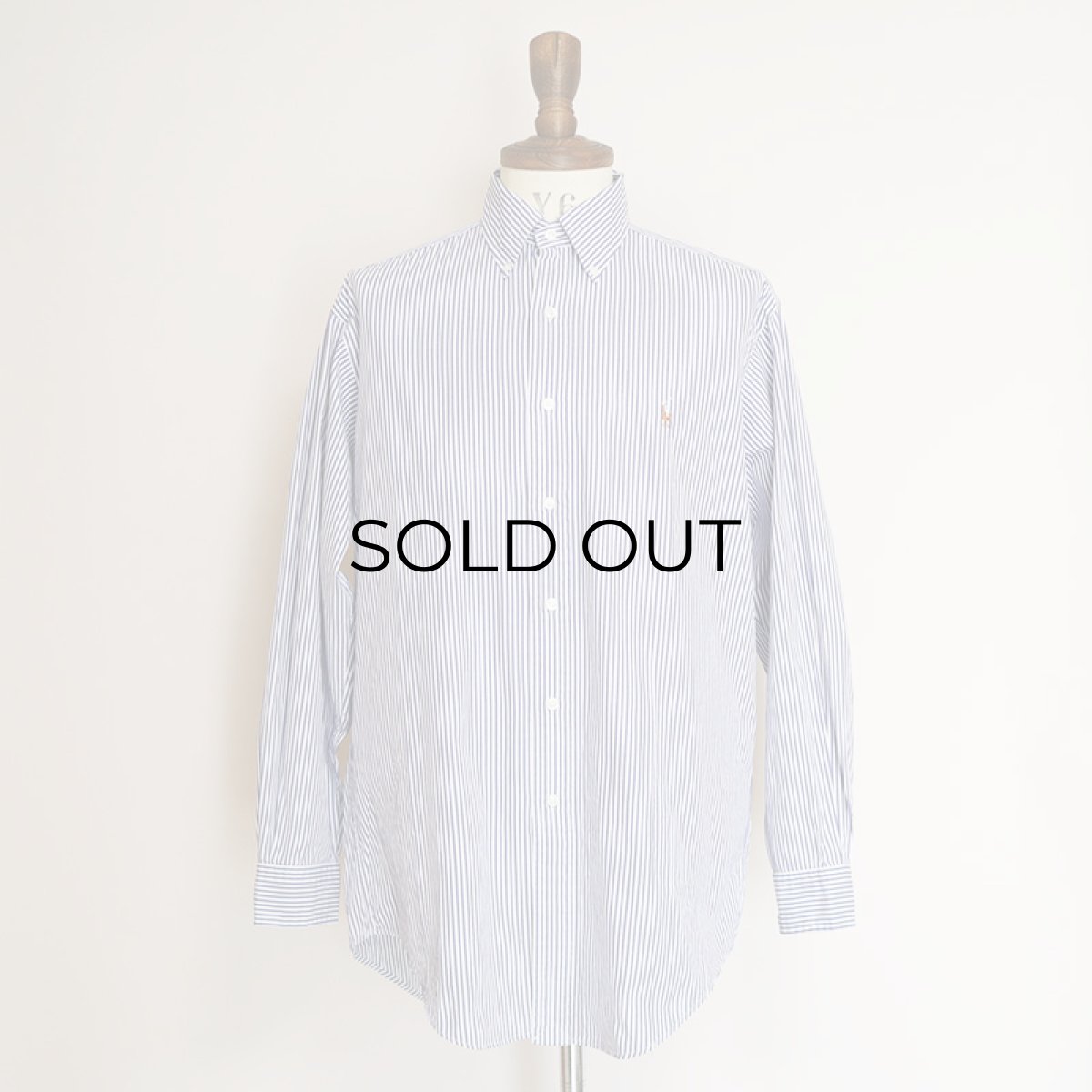 画像8: Ralph Lauren COTTON STRIPE B/D SHIRT (8)