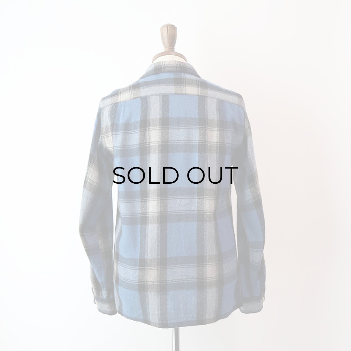 画像14: 50's TOWNCRAFT WOOL CHECK BOX SHIRT (14)