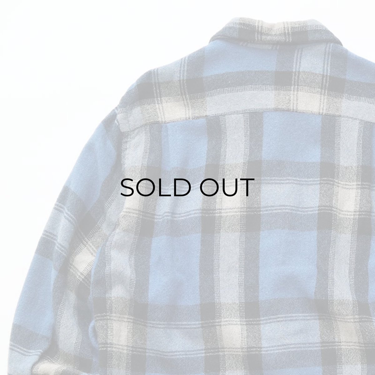 画像9: 50's TOWNCRAFT WOOL CHECK BOX SHIRT (9)