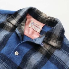 画像6: 50's TOWNCRAFT WOOL CHECK BOX SHIRT (6)