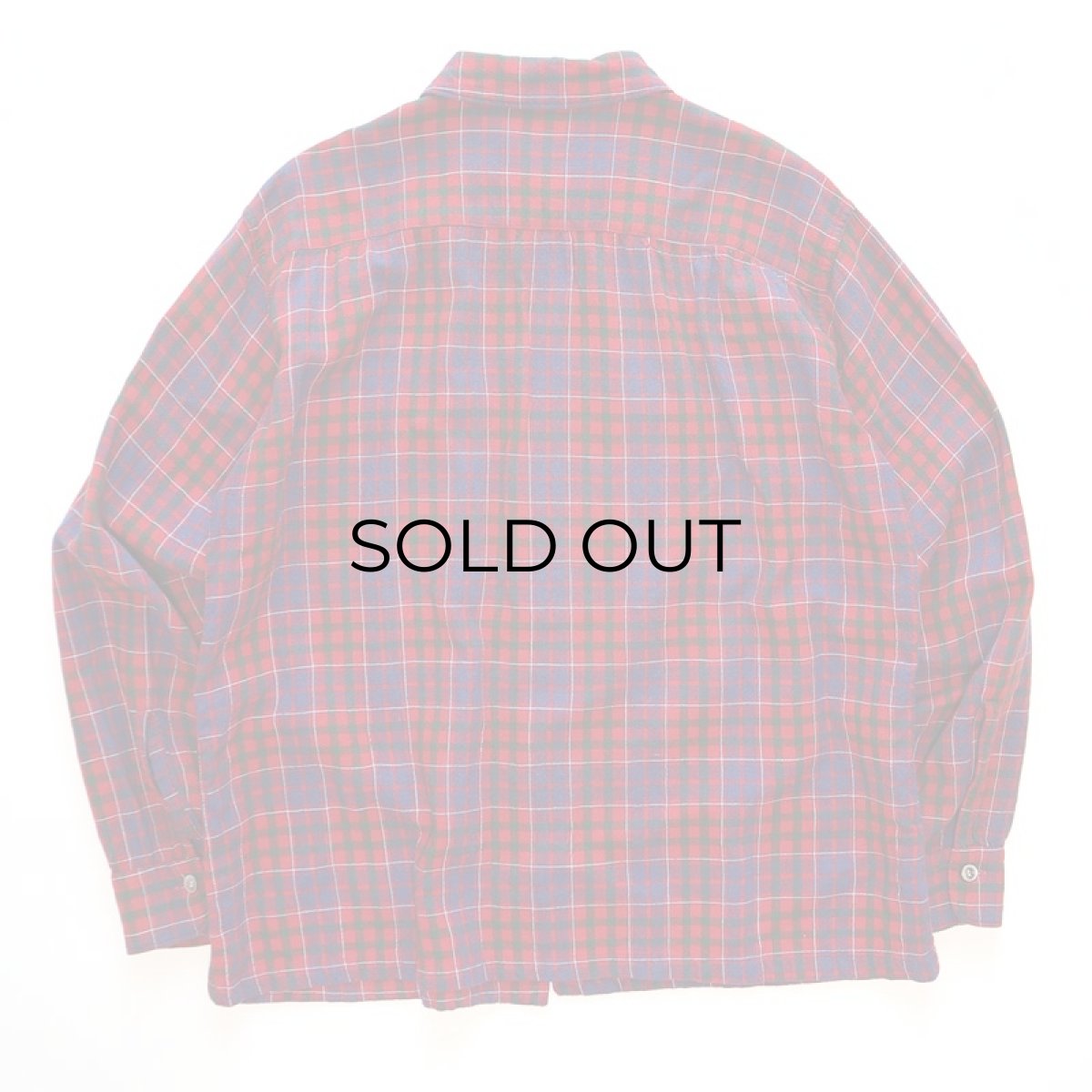 画像2: 〜50's ARROW WOOL RAYON CHECK BOX SHIRT (2)