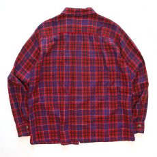 画像2: 〜50's ARROW WOOL RAYON CHECK BOX SHIRT (2)