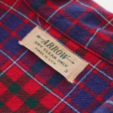 画像7: 〜50's ARROW WOOL RAYON CHECK BOX SHIRT (7)