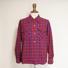 画像9: 〜50's ARROW WOOL RAYON CHECK BOX SHIRT (9)