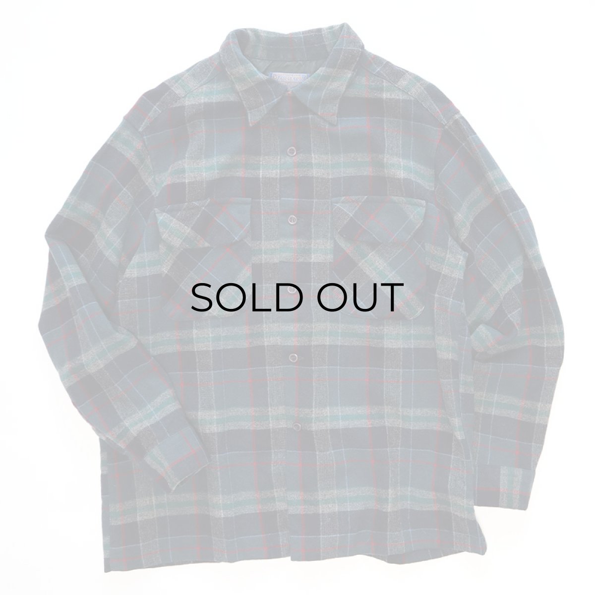 画像1: OLD PENDLETON WOOL CHECK BOARD SHIRT (1)