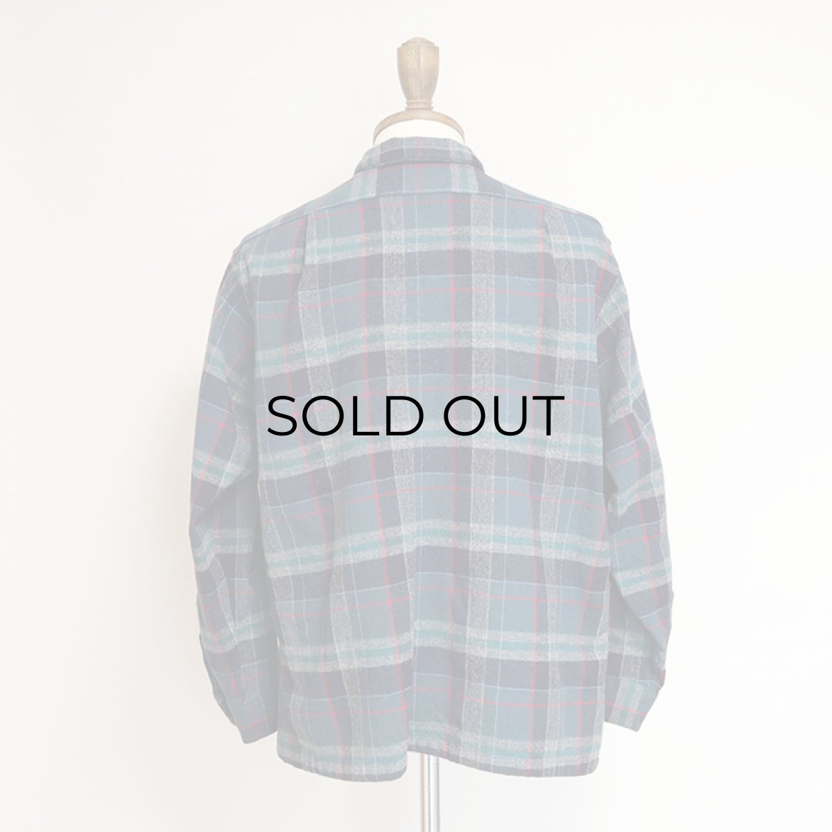 画像11: OLD PENDLETON WOOL CHECK BOARD SHIRT (11)