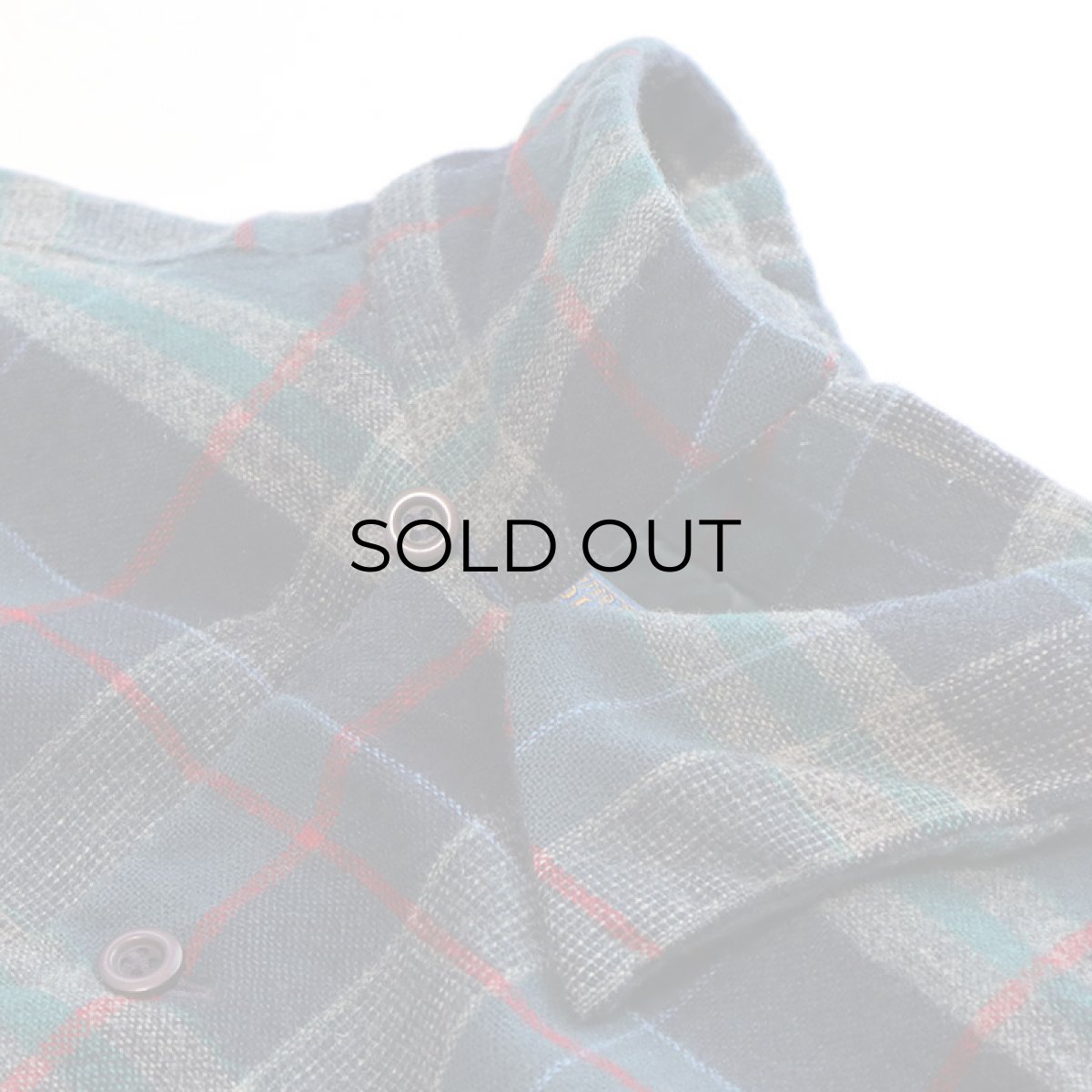 画像5: OLD PENDLETON WOOL CHECK BOARD SHIRT (5)