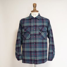 画像9: OLD PENDLETON WOOL CHECK BOARD SHIRT (9)