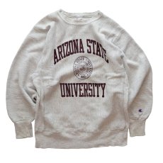 画像1: 90's Champion REVERSE WEAVE PRINT CREW NECK SWEAT "ARIZONA STATE UNIVERSITY" (1)