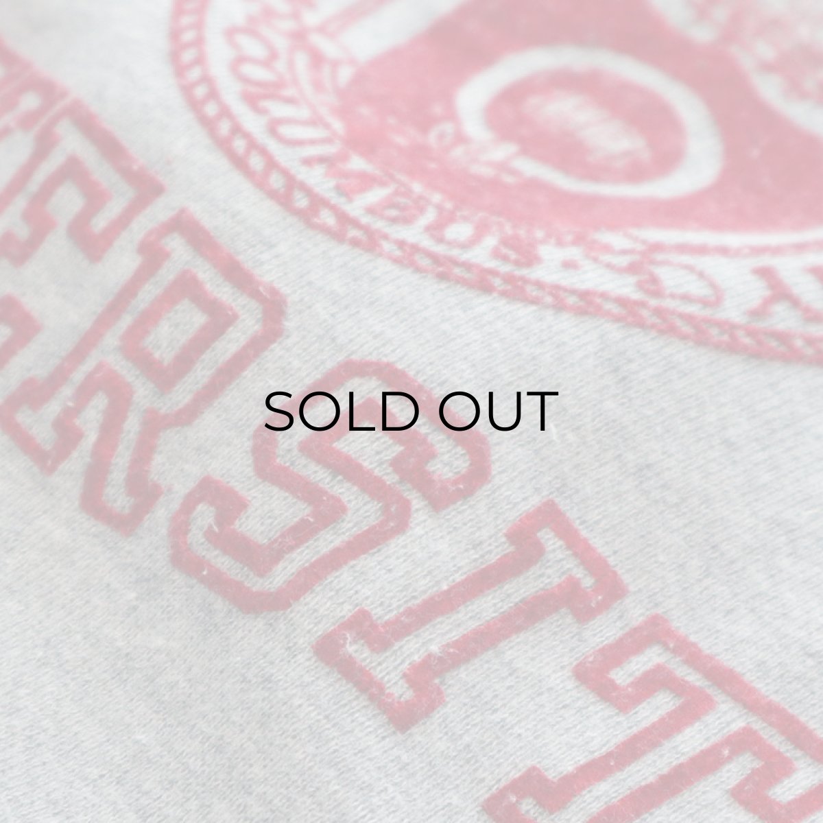 画像4: 60's Velva Sheen FLOCK PRINT CREW NECK SWEAT "OHIO STATE UNIVERSITY" (4)