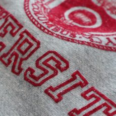 画像4: 60's Velva Sheen FLOCK PRINT CREW NECK SWEAT "OHIO STATE UNIVERSITY" (4)