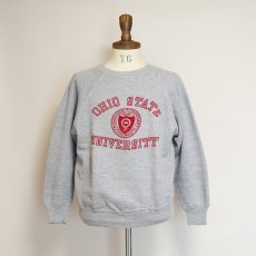 画像8: 60's Velva Sheen FLOCK PRINT CREW NECK SWEAT "OHIO STATE UNIVERSITY" (8)