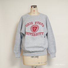 画像11: 60's Velva Sheen FLOCK PRINT CREW NECK SWEAT "OHIO STATE UNIVERSITY" (11)