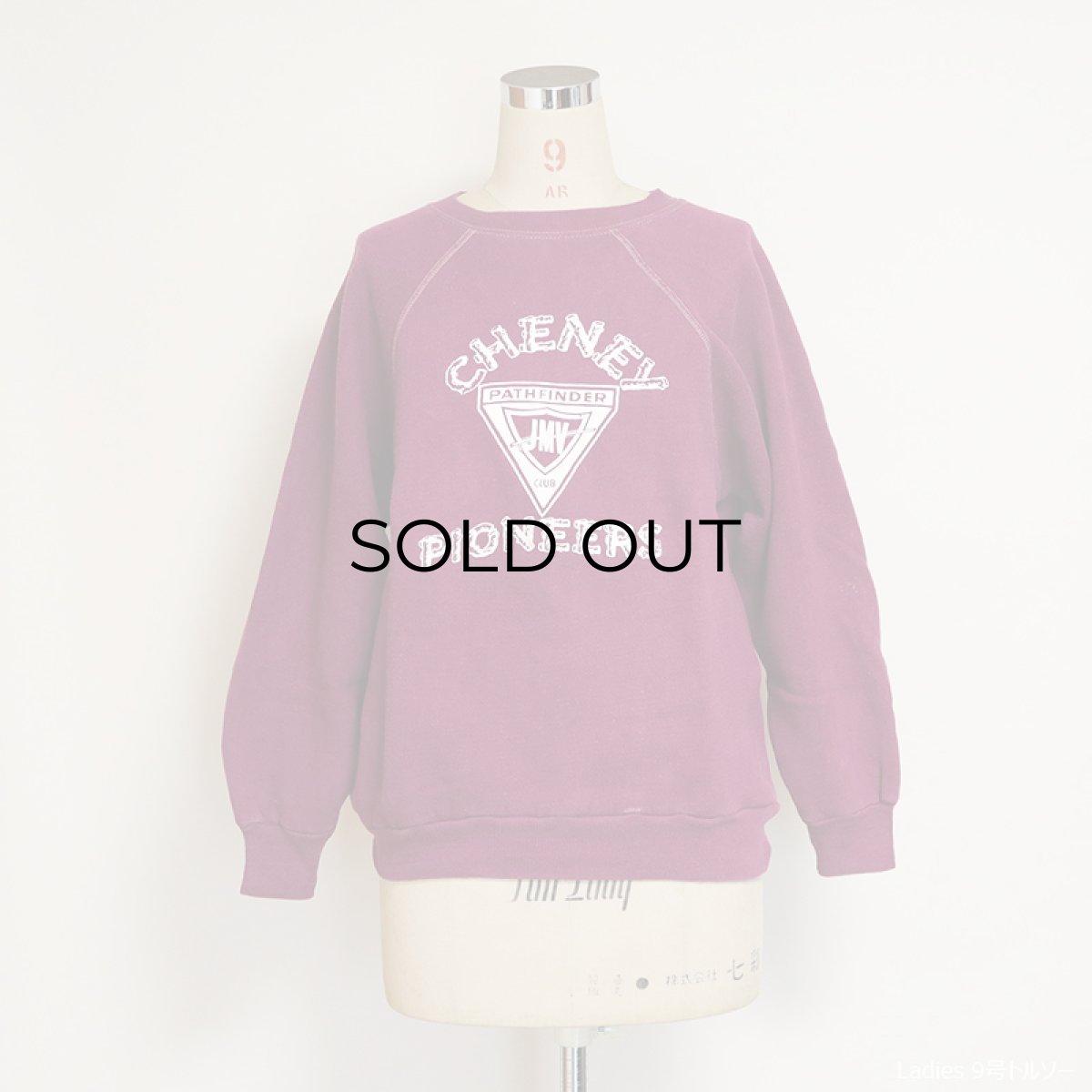 画像13: 〜70's VELVA SHEEN PRINT CREW NECK SWEAT "CHENEY PIONEERS" (13)