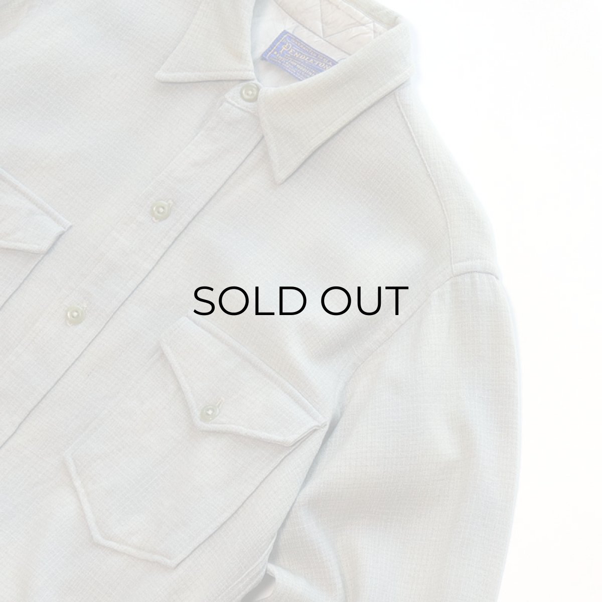 画像3: 〜50's PENDLETON WOOL CHECK SHIRT (3)