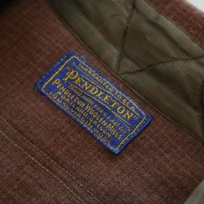 画像7: 〜40's PENDLETON WOOL CHECK SHIRT (7)