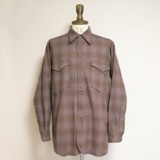 画像13: 〜40's PENDLETON WOOL CHECK SHIRT (13)