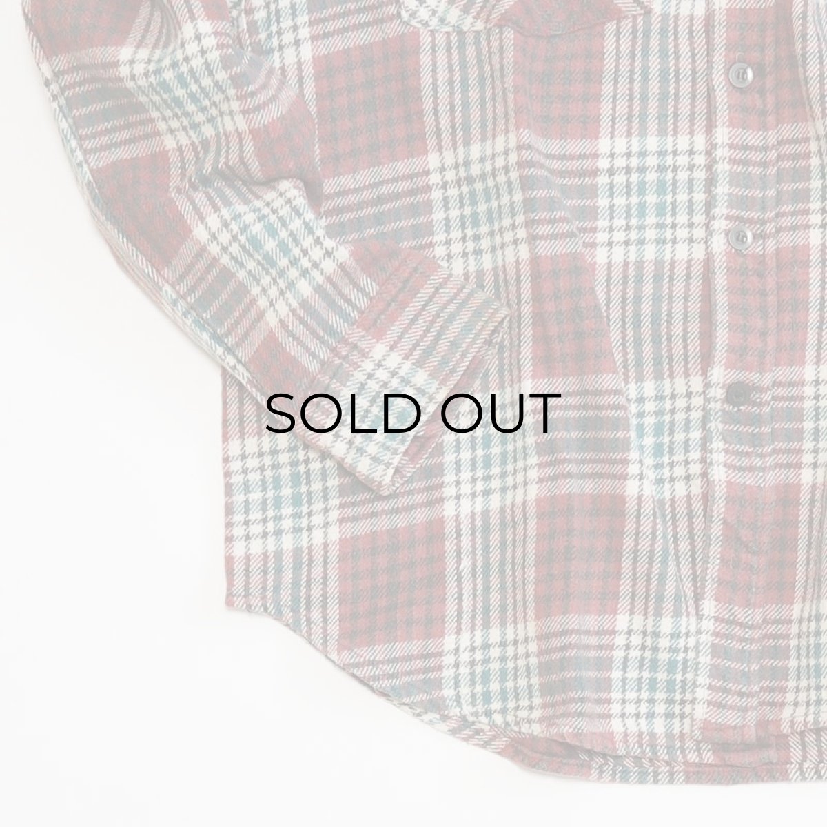 画像4: 〜90's DAKOTA COTTON CHECK HEAVY FLANNEL SHIRT (4)