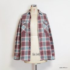 画像8: 〜90's DAKOTA COTTON CHECK HEAVY FLANNEL SHIRT (8)