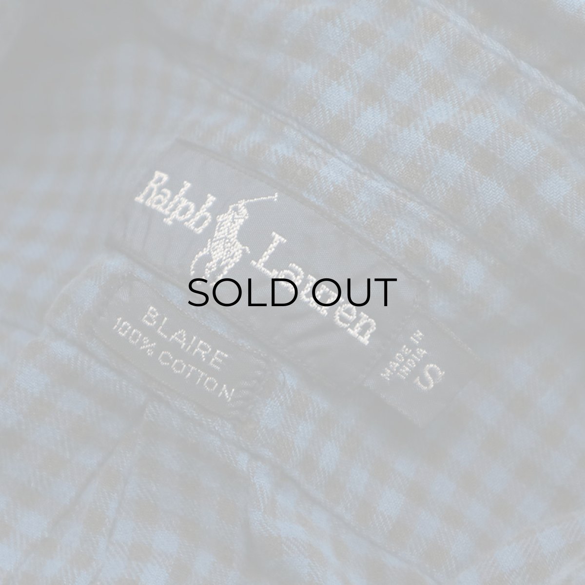 画像6: Ralph Lauren COTTON GINGHAM CHECK FLANNEL B/D SHIRT (6)