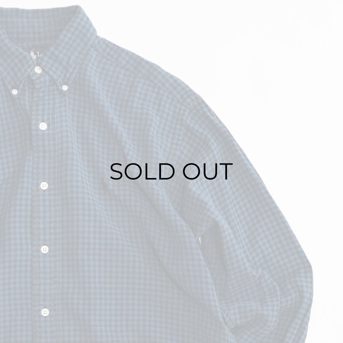 画像3: Ralph Lauren COTTON GINGHAM CHECK FLANNEL B/D SHIRT (3)