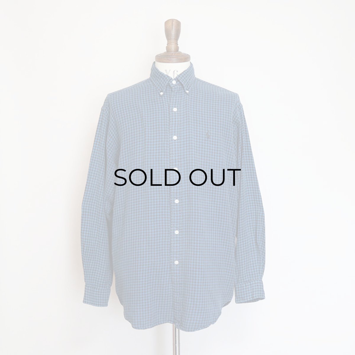 画像9: Ralph Lauren COTTON GINGHAM CHECK FLANNEL B/D SHIRT (9)