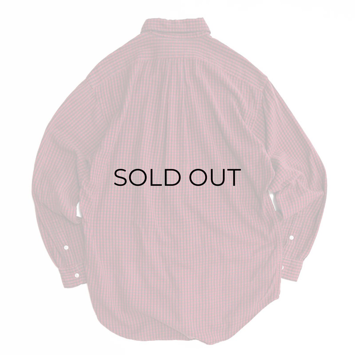 画像2: Ralph Lauren COTTON GINGHAM CHECK FLANNEL B/D SHIRT (2)