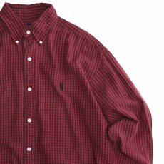 画像3: Ralph Lauren COTTON GINGHAM CHECK FLANNEL B/D SHIRT (3)