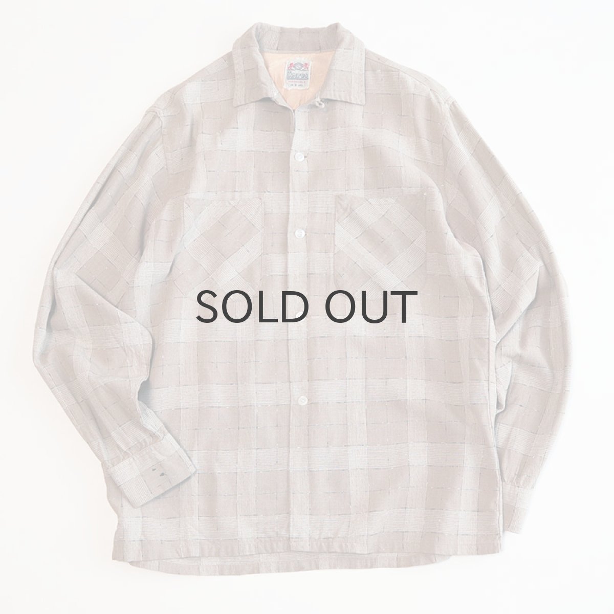 画像1: 50's CAMPUS RAYON CHECK BOX SHIRT (1)