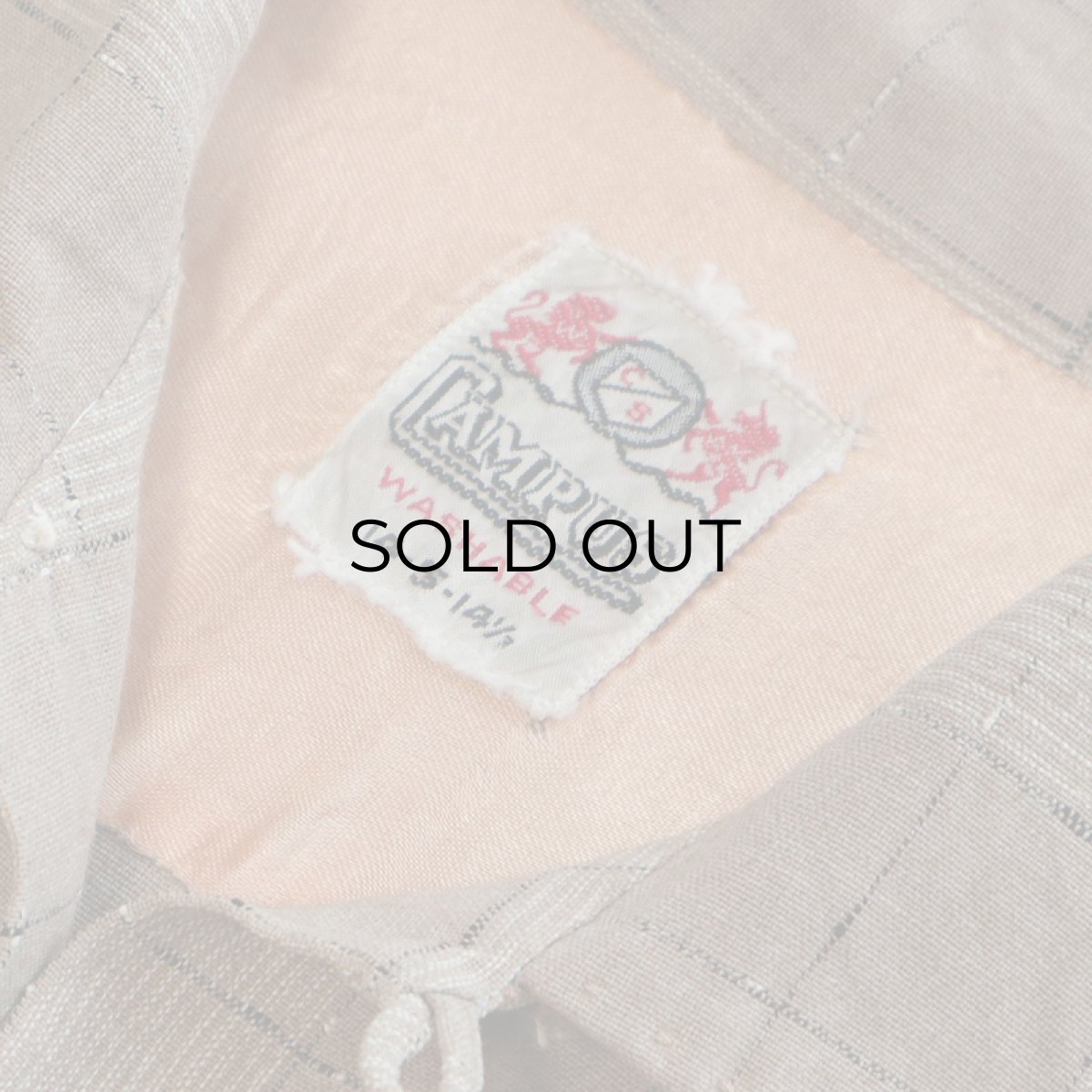 画像6: 50's CAMPUS RAYON CHECK BOX SHIRT (6)