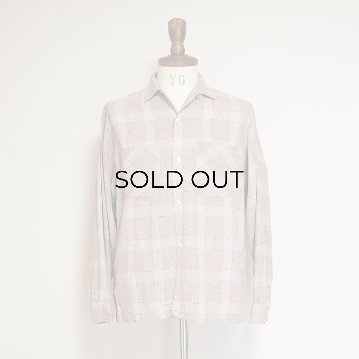 画像11: 50's CAMPUS RAYON CHECK BOX SHIRT (11)