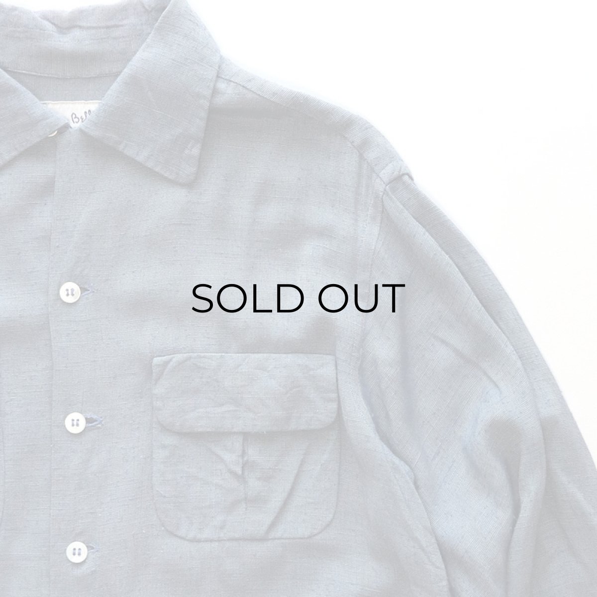 画像2: 50's Barney Beller RAYON BOX SHIRT (2)