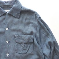 画像2: 50's Barney Beller RAYON BOX SHIRT (2)