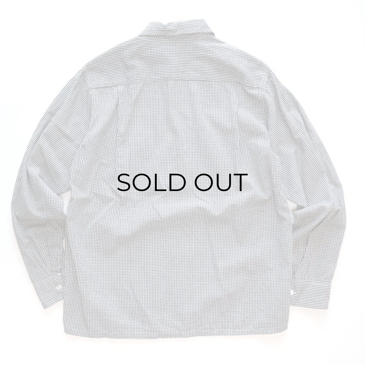 画像2: 60's Braidburn COTTON GINGHAM CHECK BOX SHIRT (2)