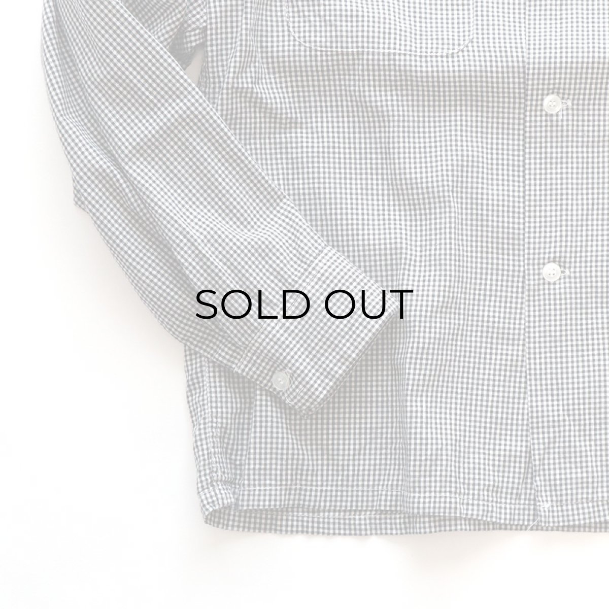 画像4: 60's Braidburn COTTON GINGHAM CHECK BOX SHIRT (4)