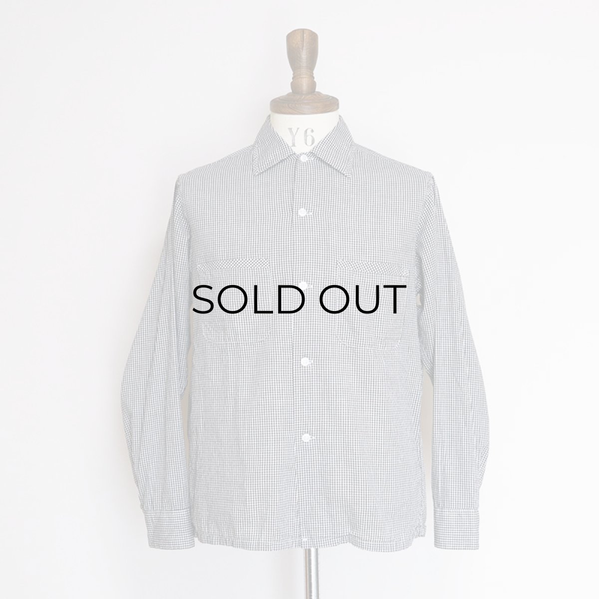 画像8: 60's Braidburn COTTON GINGHAM CHECK BOX SHIRT (8)