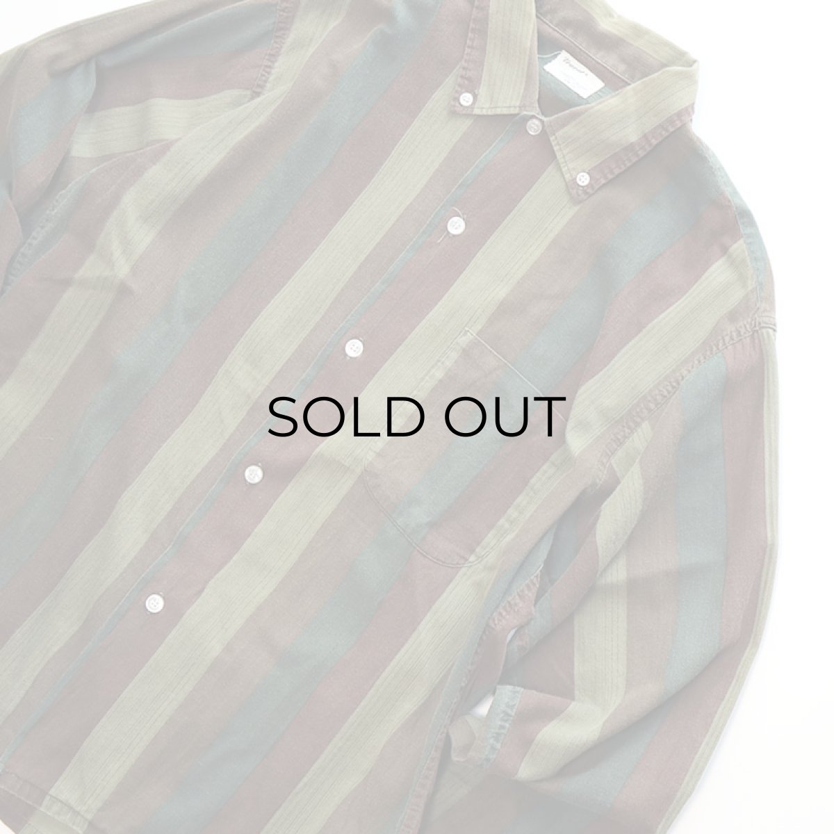 画像4: 60's Truval COTTON STRIPE B/D BOX SHIRT (4)