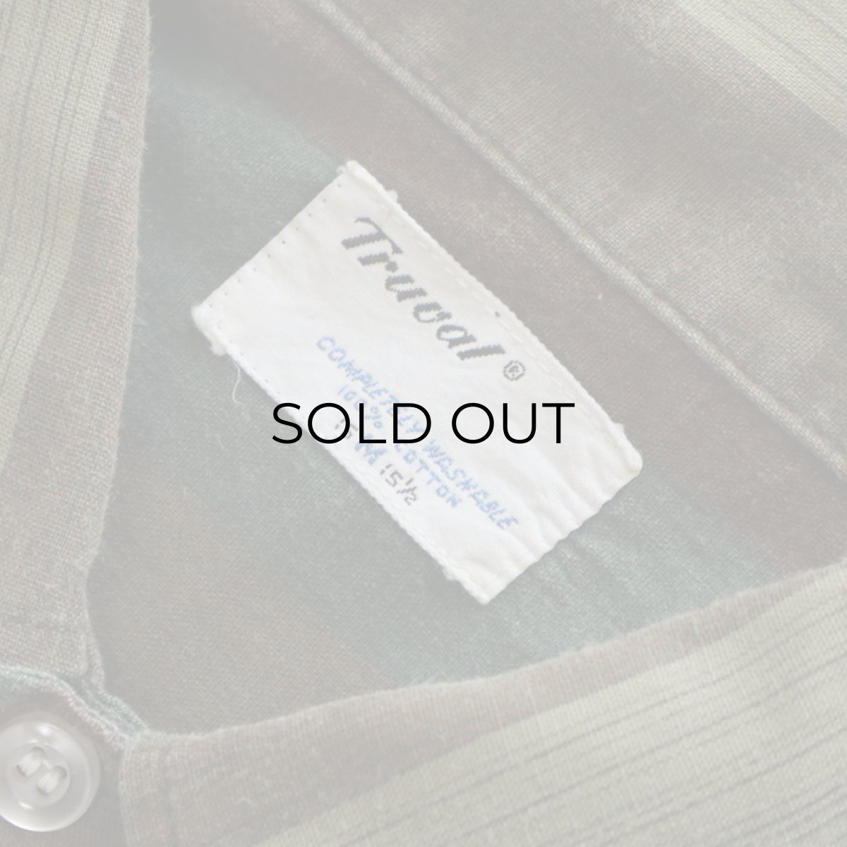 画像5: 60's Truval COTTON STRIPE B/D BOX SHIRT (5)