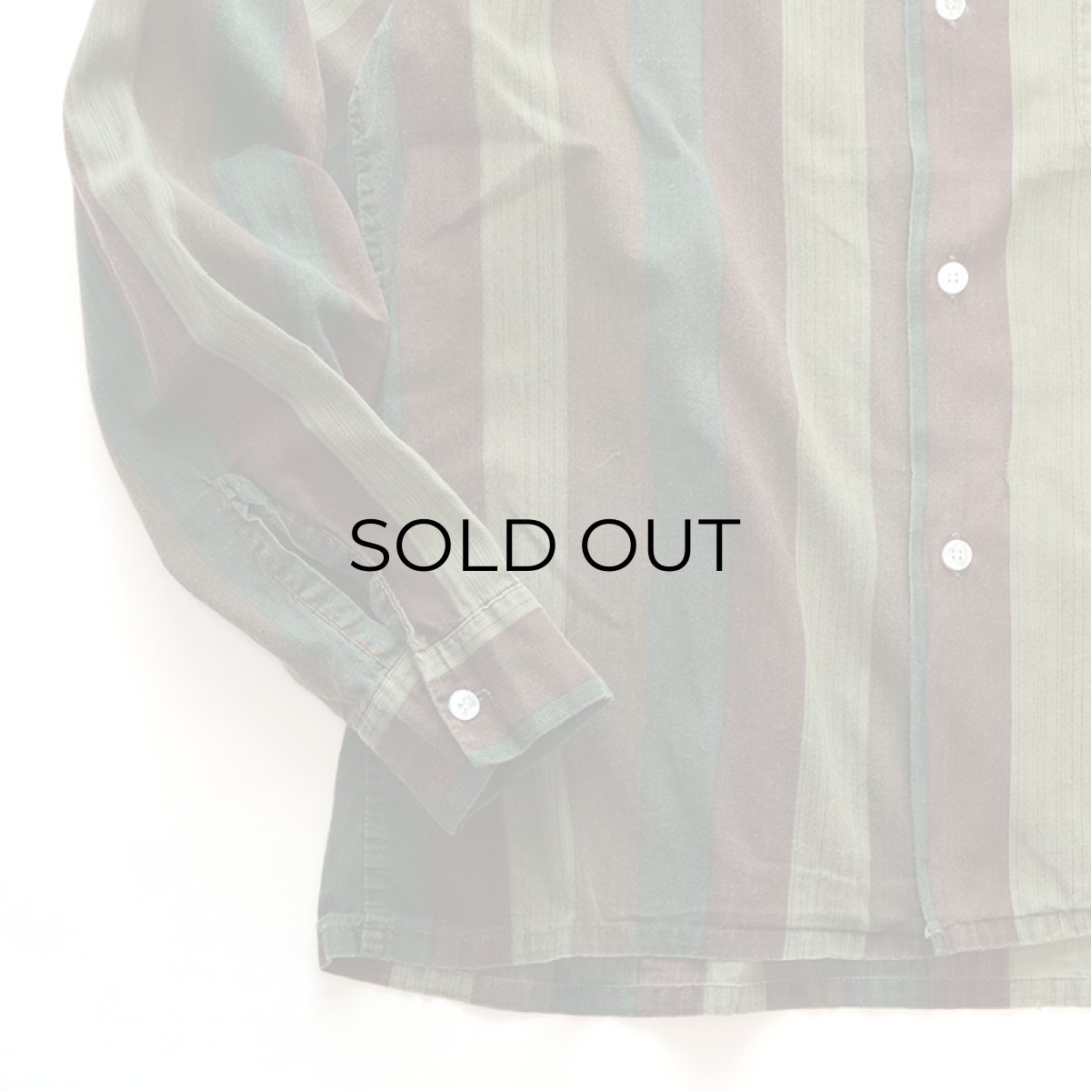 画像3: 60's Truval COTTON STRIPE B/D BOX SHIRT (3)