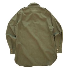 画像2: 30's-40's US ARMY WOOL OFFICER SHIRT "CHIN STRAP" (2)
