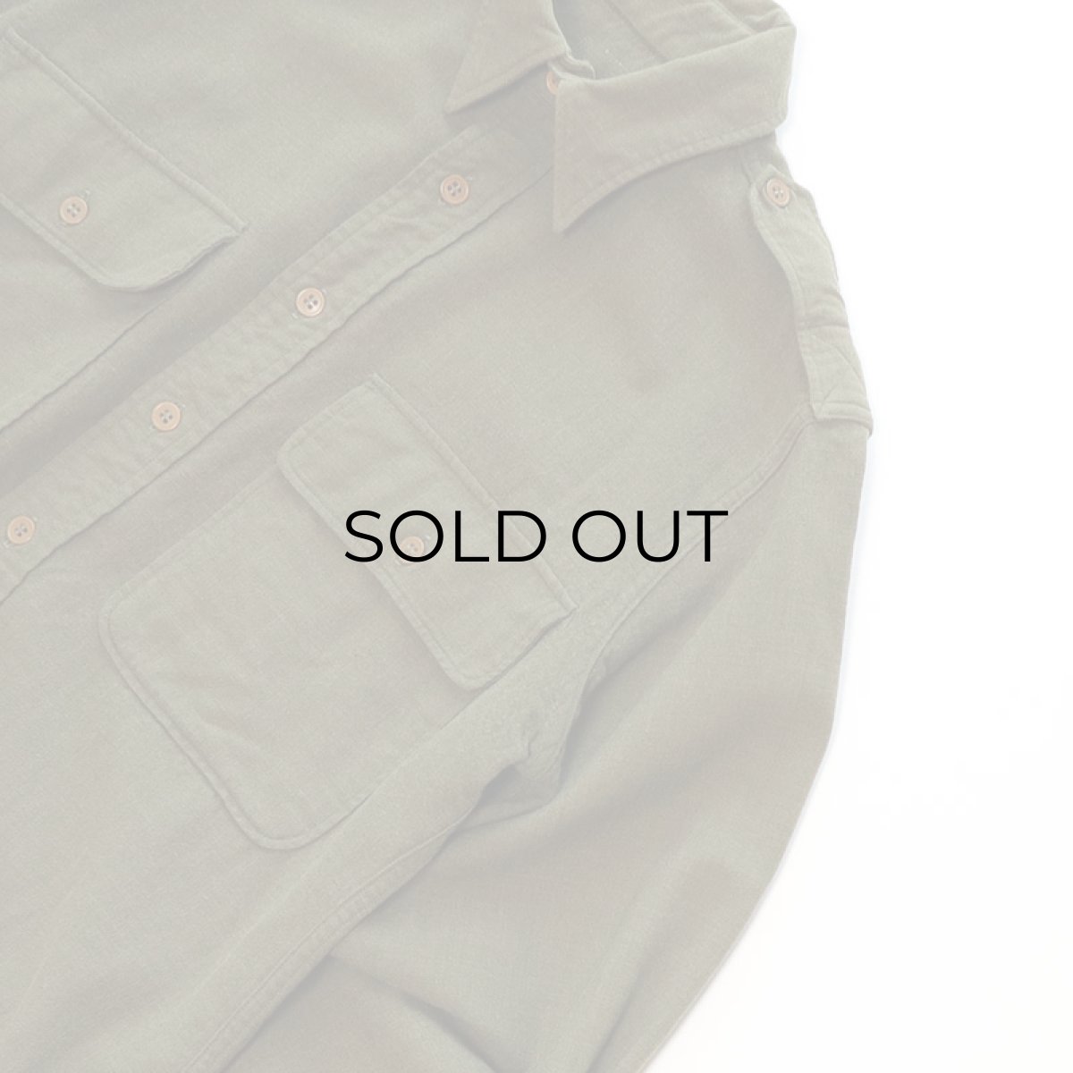 画像3: 30's-40's US ARMY WOOL OFFICER SHIRT "CHIN STRAP" (3)