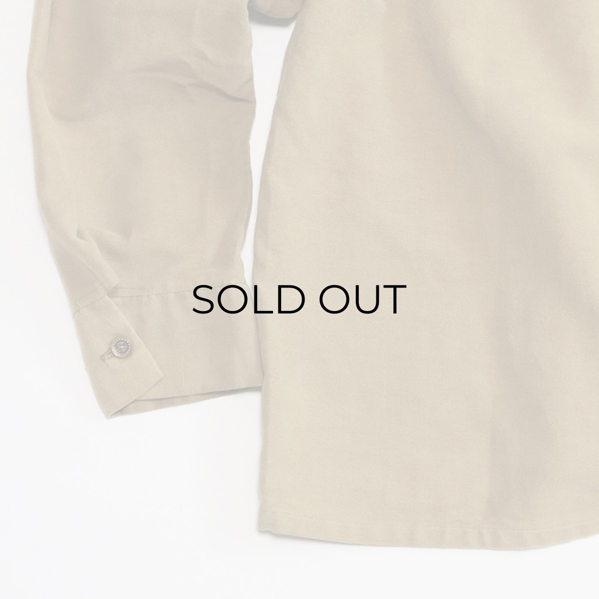 画像7: 50's Sportswear COTTON MOLESKIN LACE-UP PULLOVER BOX SHIRT (7)