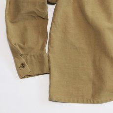画像7: 50's Sportswear COTTON MOLESKIN LACE-UP PULLOVER BOX SHIRT (7)